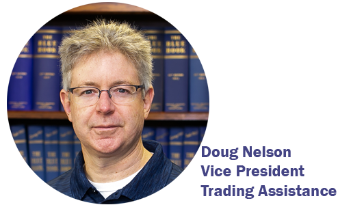 Headshot of Doug Nelson, Produce Blue Book's Vice President of trading assistance.