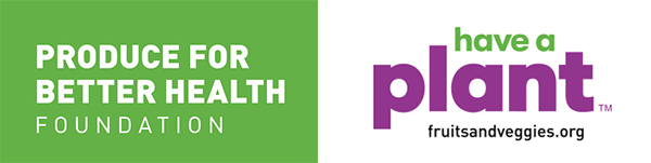 Produce for Better Health Foundation logo with have a plant slogan and website URL.