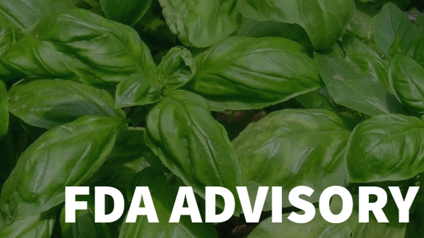 fda advisory basil