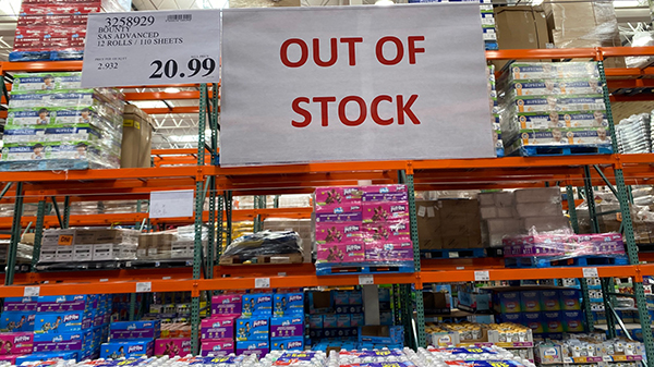 costco out of stock