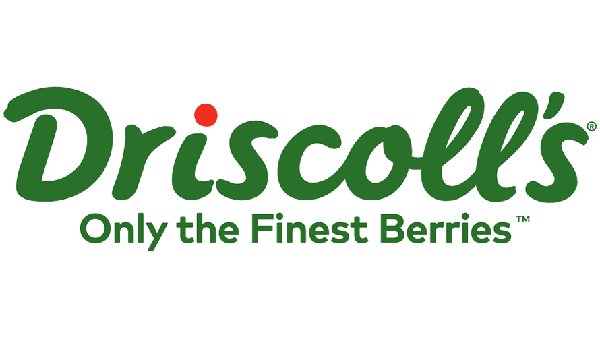 Driscoll's logo with only the finest berries slogan.