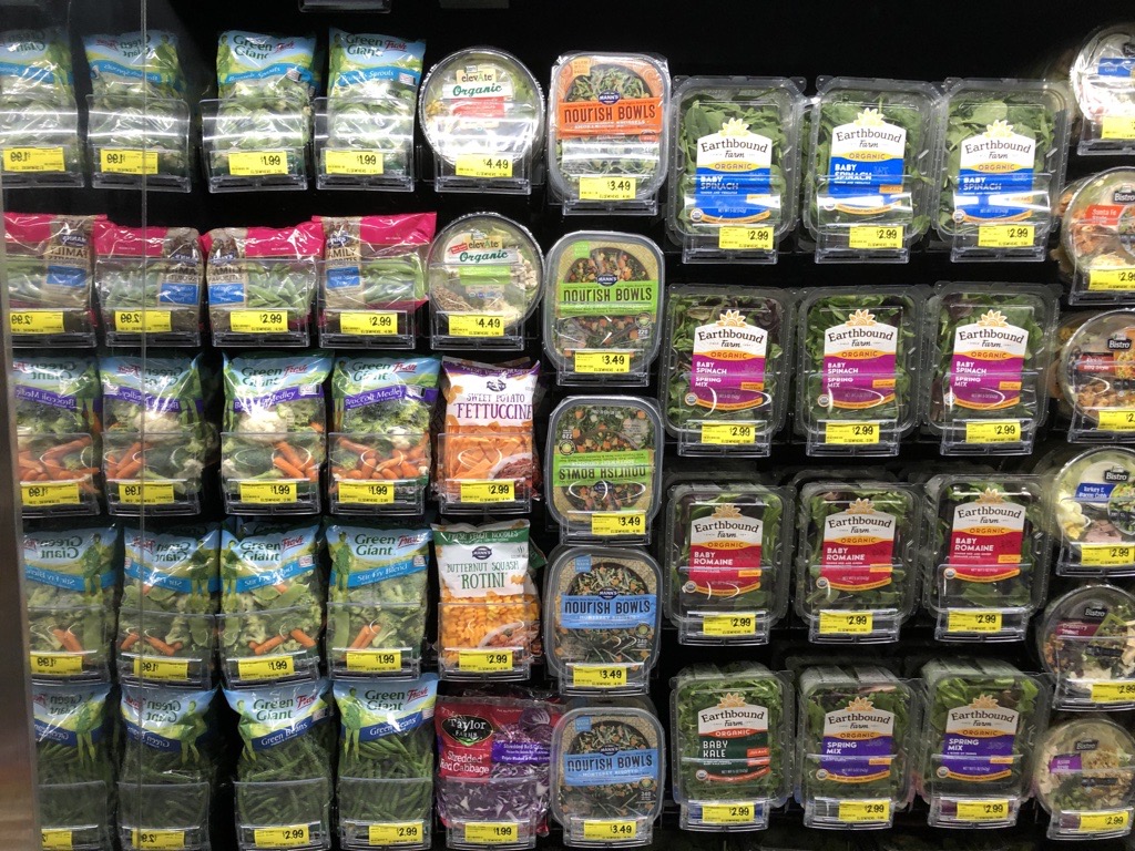 packaged salads