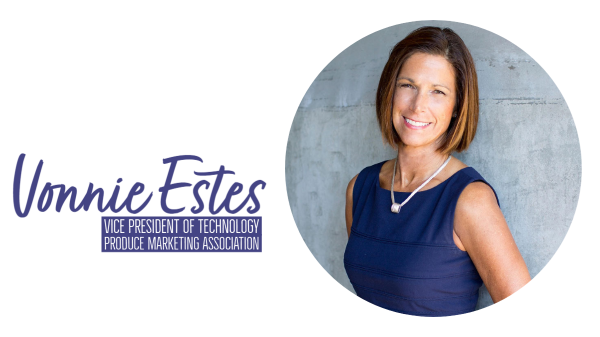 Headshot for Vonnie Estes, VP of Technology Produce Marketing Association