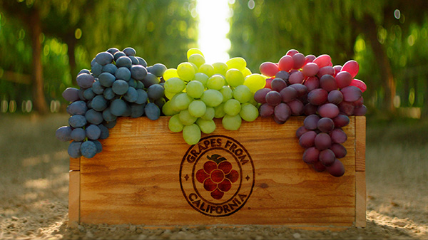 Grapes from California Crate