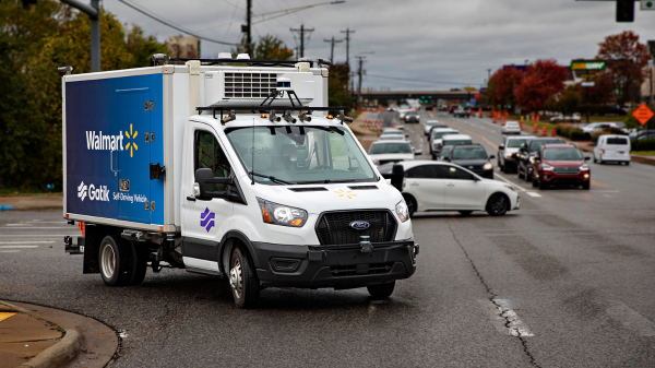 walmart driverless truck