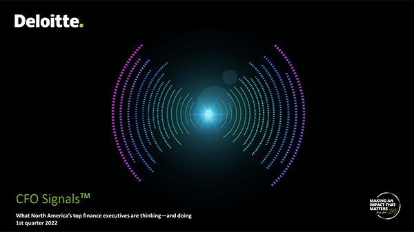 deloitte cfo signals report