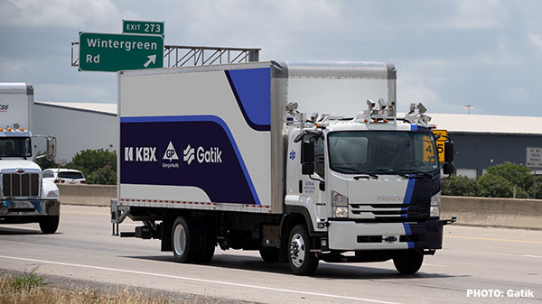 gatik autonomous truck sam's club