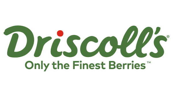 Driscoll's logo with only the finest berries slogan.