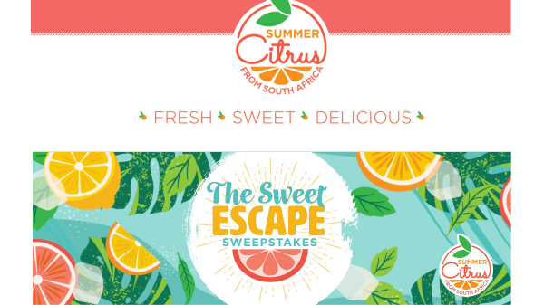 Summer Citrus from South Africa Sweepstakes