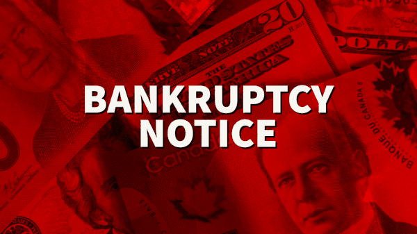 bankruptcy notice