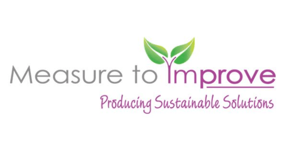 Measure to Improve logo with Producing Sustainable Solutions slogan.