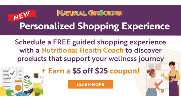 natural grocers personalized shopping